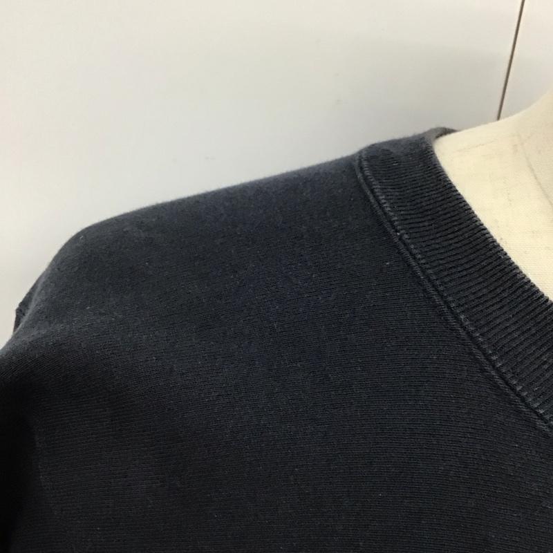 チャンピオン Champion トレーナー 長袖 UCLA カレッジプリント スウェット 裏起毛 XL ロゴ、文字 紺 / ネイビー /  メンズ USED 古着 中古 10118763