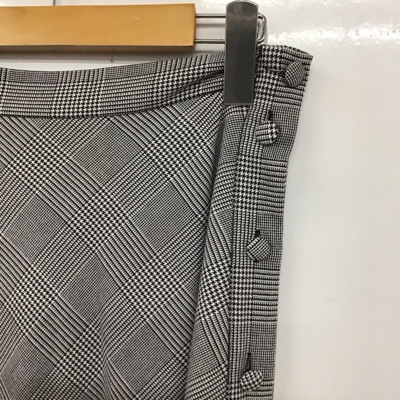 ザラウーマン ZARA WOMAN スカート ロングスカート XS チェック 灰 / グレー /  レディース USED 古着 中古 10132750