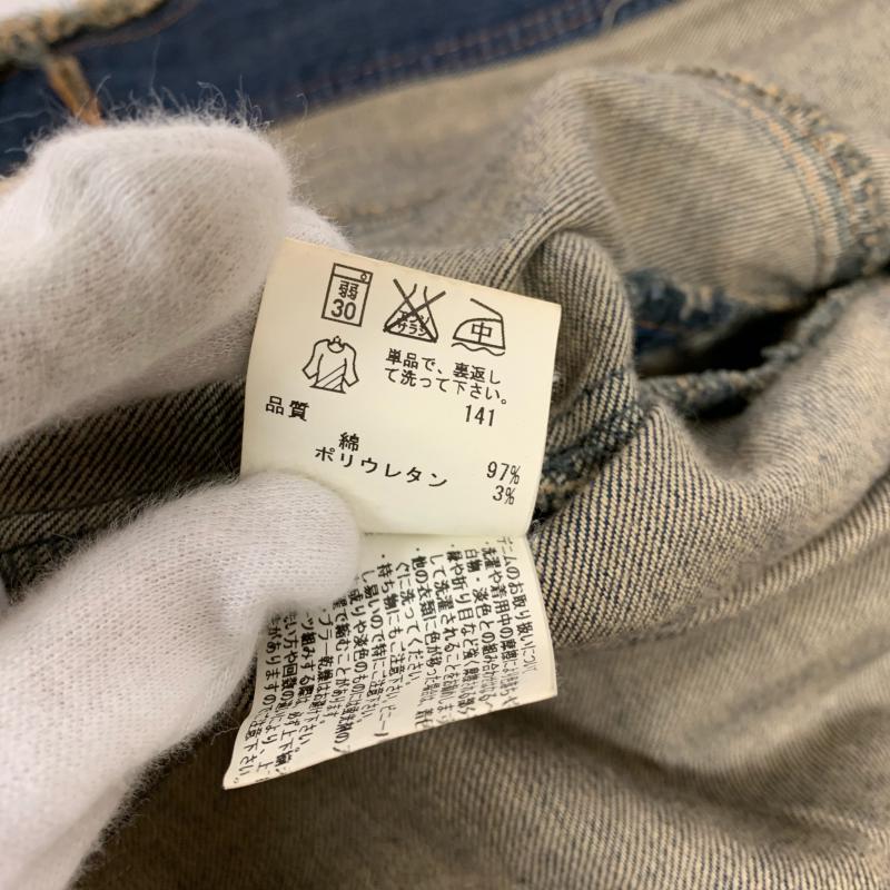 マイケルコース MICHAEL KORS ジャケット、上着 ジャケット、ブレザー 2 無地 X ダメージ加工 インディゴ / インディゴ / レディース USED 古着 中古 10012494