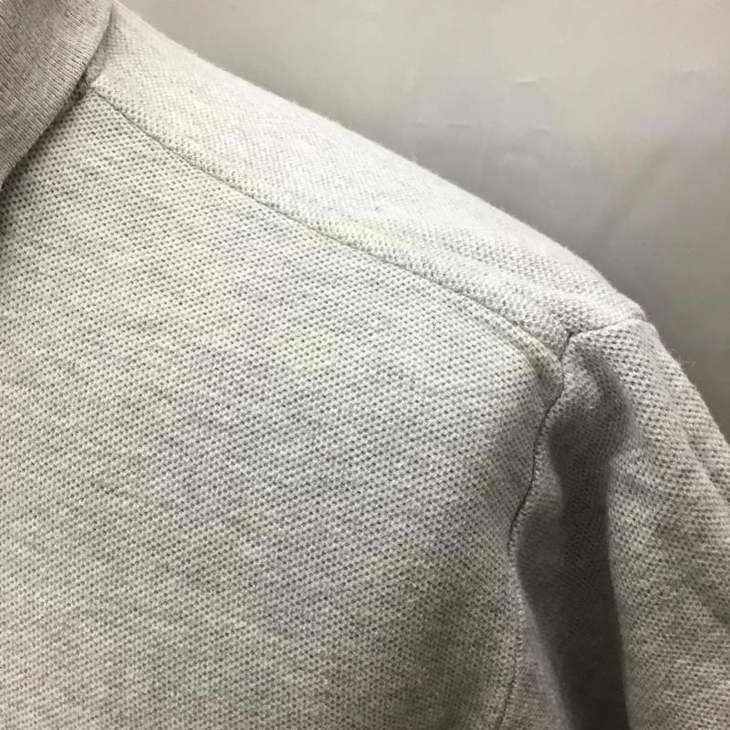 ラルフローレン RALPHLAUREN ポロシャツ 半袖 半袖ポロシャツ カラーシャツ 半袖カットソー L ロゴ、文字 灰 / グレー / メンズ USED 古着 中古 10108429