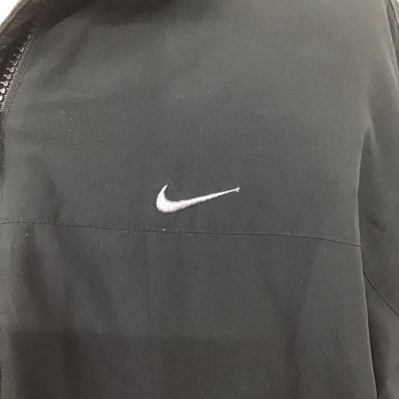 ナイキ NIKE ジャケット、上着 ジャンパー、ブルゾン プルオーバージャケット 長袖カットソー スポーツウェア アウター ゴルフ 00s M ロゴ、文字 黒 / ブラック / メンズ USED 古着 中古 10108632