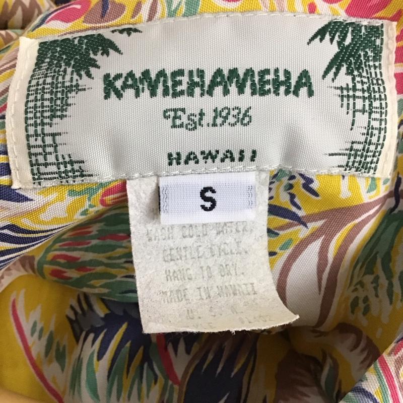 カメハメハ KAMEHAMEHA シャツ、ブラウス 長袖 長袖シャツ プリントシャツ カラーシャツ アロハシャツ S プリント マルチカラー / マルチカラー / メンズ USED 古着 中古 10137476