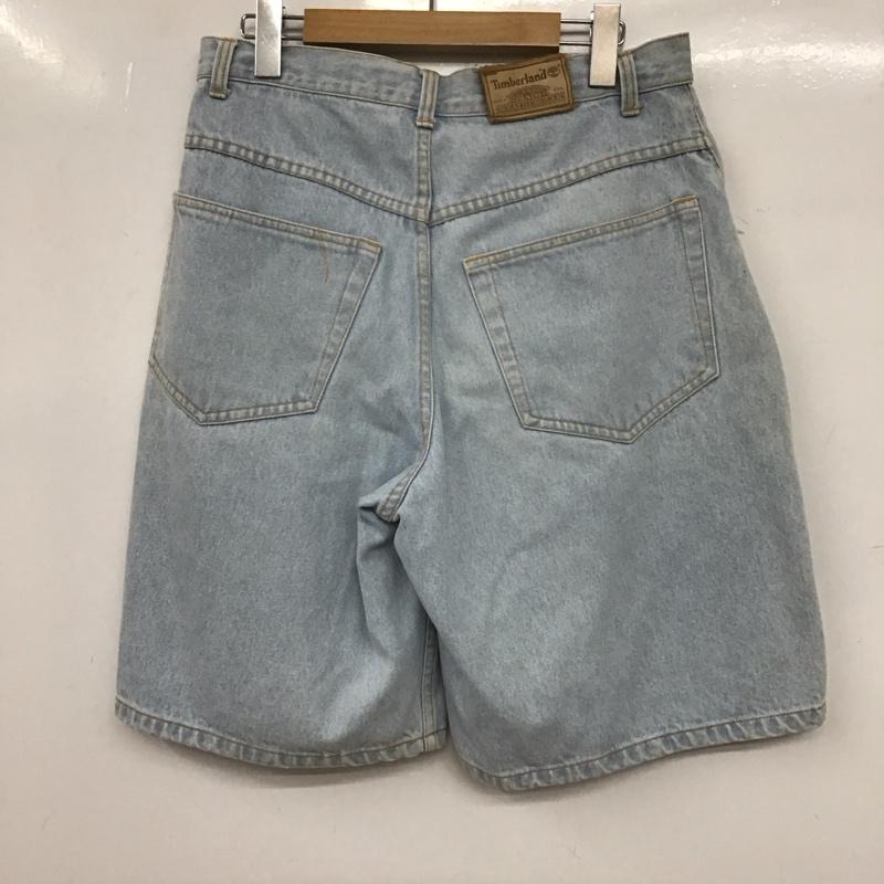 ティンバーランド Timberland パンツ ショートパンツ デニムパンツ ショートパンツ ハーフパンツ 90s 緑タグ 30インチ 無地 インディゴ / インディゴ / メンズ USED 古着 中古 10133155