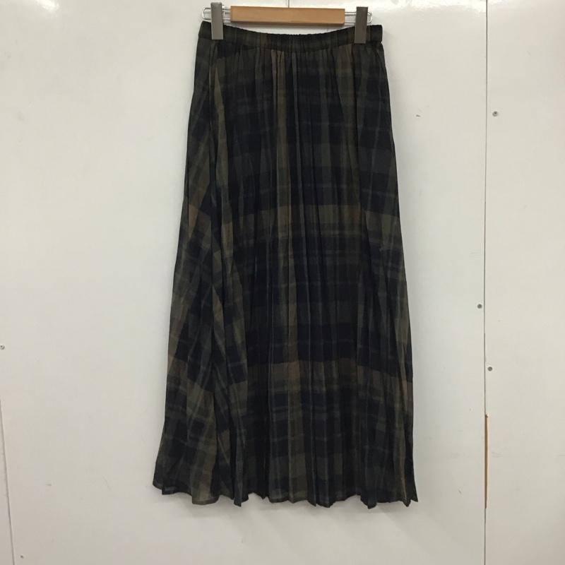 ロペピクニック ROPE PICNIC スカート ロングスカート ロングスカート フレアスカート カジュアルスカート 38 チェック マルチカラー / マルチカラー / レディース USED 古着 中古 10135058