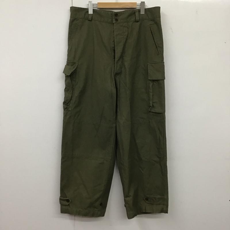ミリタリー ミリタリー パンツ ワークパンツ、ペインターパンツ ミリタリーパンツ ワイドパンツ フランス軍 m47 復刻 waiper 26インチ 無地 カーキ / カーキ / メンズ USED 古着 中古 10134691