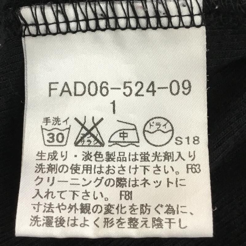 バーバリー BURBERRY カットソー 半袖 1 ロゴ、文字 X 刺繍 黒 / ブラック / レディース USED 古着 中古 10129984