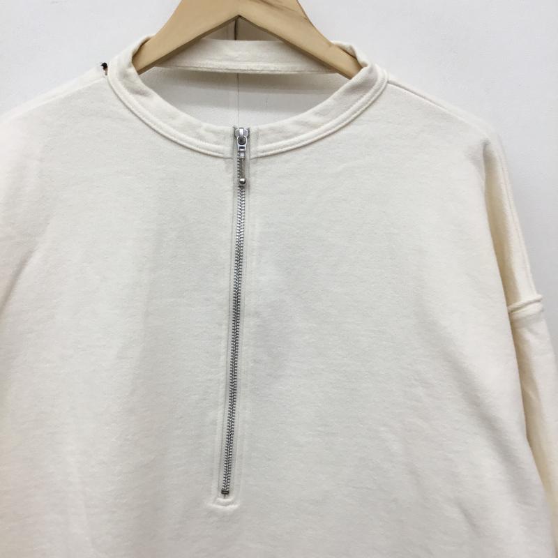 ジーナシス JEANASIS トレーナー 長袖 JS064397CF FREE 無地 アイボリー / アイボリー / レディース USED 古着 中古 10136770