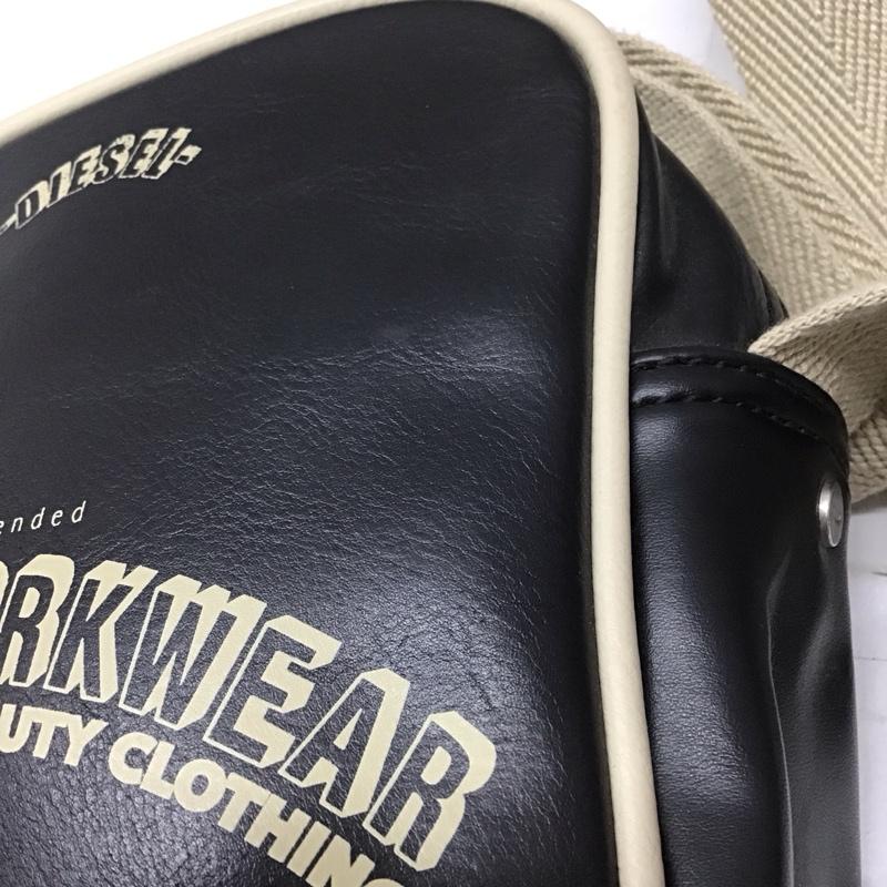 ディーゼル DIESEL ショルダーバッグ ショルダーバッグ ロゴ、文字 黒 / ブラック / X ベージュ / ベージュ / メンズ USED 古着 中古 10111779