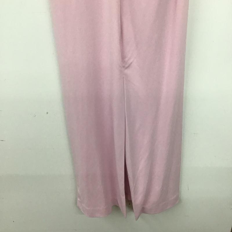 ザラ ZARA ワンピース ロングスカート 4772 262 626 ノースリーブ ドレープ タグ付き M 無地 桃 / ピンク / レディース USED 古着 中古 10138655