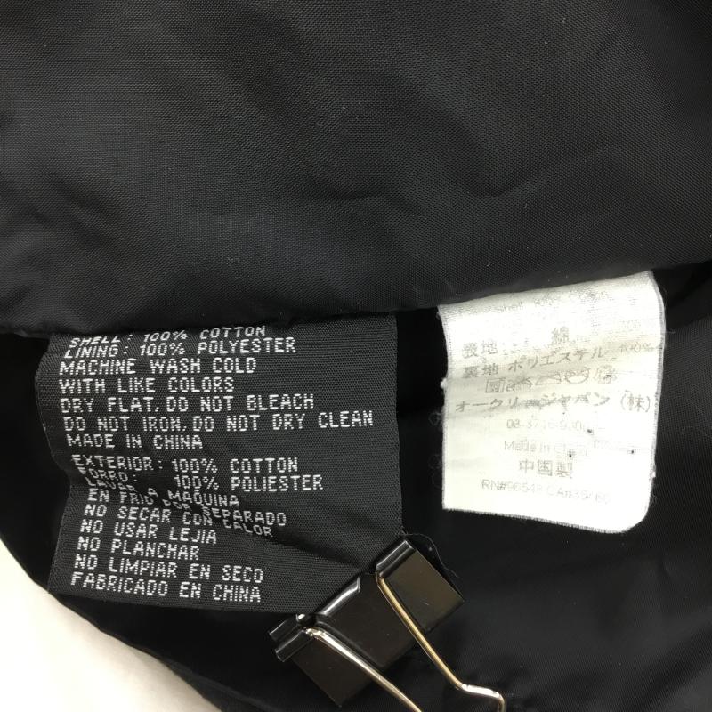 オークリー OAKLEY コート トレンチコート M 無地 黒 / ブラック / メンズ USED 古着 中古 10138272