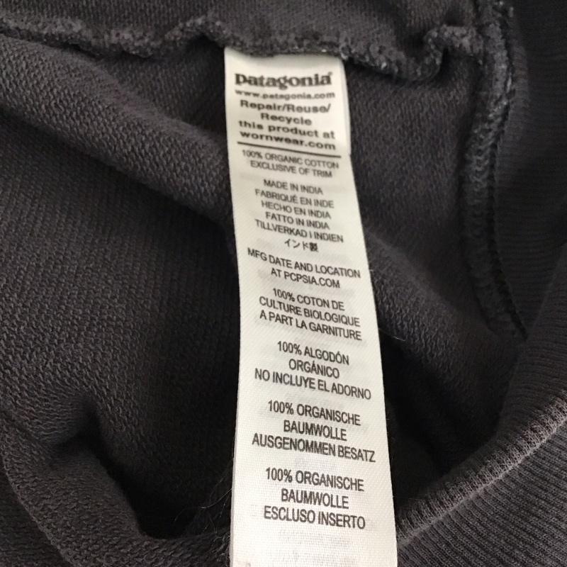 パタゴニア patagonia トレーナー 長袖 39603sp22 長袖スウェット ラグラン クルーネック プルオーバー M ロゴ、文字 黒 / ブラック /  メンズ USED 古着 中古 10119532