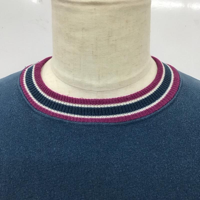 チャンピオン Champion トレーナー 長袖 REVERSE WEAVE スウェット 90年代 L ロゴ、文字 青 / ブルー / メンズ USED 古着 中古 10115701