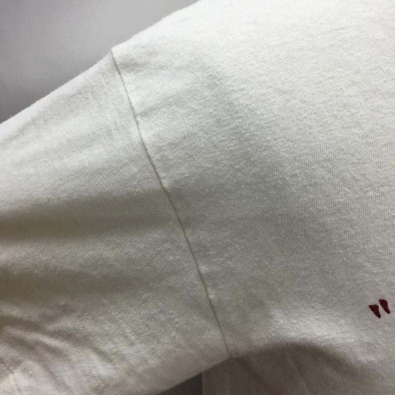 ウエアハウス WAREHOUSE Tシャツ 半袖 半袖カットソー プリントTシャツ クルーネックカットソー S ロゴ、文字 ベージュ / ベージュ /  メンズ USED 古着 中古 10108973