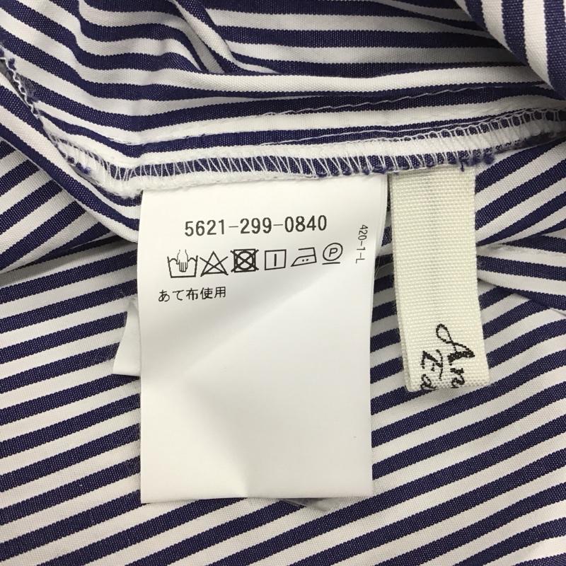 アナザーエディション Anather Edition シャツ、ブラウス 長袖 ストライプ マルチカラー / マルチカラー / レディース USED 古着 中古 10123458