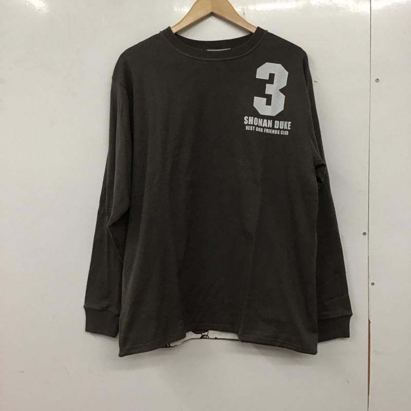 ショーナンデューク SHONAN DUKE Tシャツ 長袖 リバーシブル L プリント マルチカラー / マルチカラー / メンズ USED 古着 中古 10136680