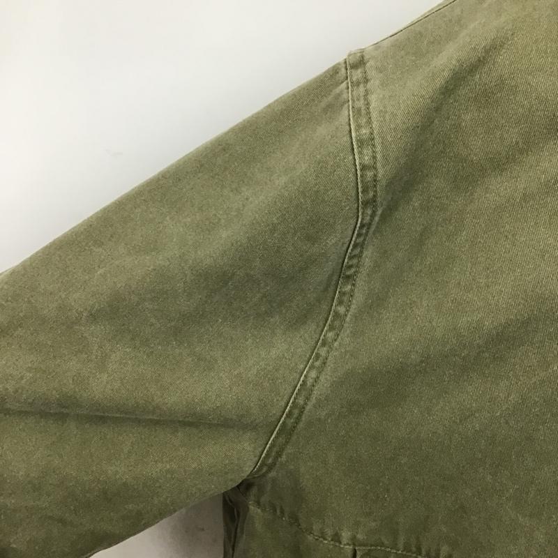 ザラメン ZARA MAN ジャケット、上着 ジャケット、ブレザー プルオーバーミリタリージャケット カジュアルジャケット パーカー アウター XL 無地 カーキ / カーキ / メンズ USED 古着 中古 10105613