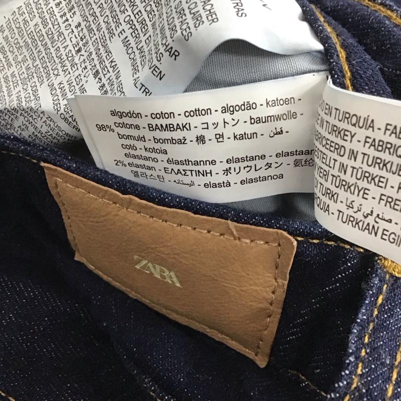 ザラ ZARA パンツ デニム、ジーンズ デニムパンツ スリムパンツ カジュアルパンツ ストレッチパンツ 32インチ 無地 インディゴ / インディゴ / メンズ USED 古着 中古 10132667
