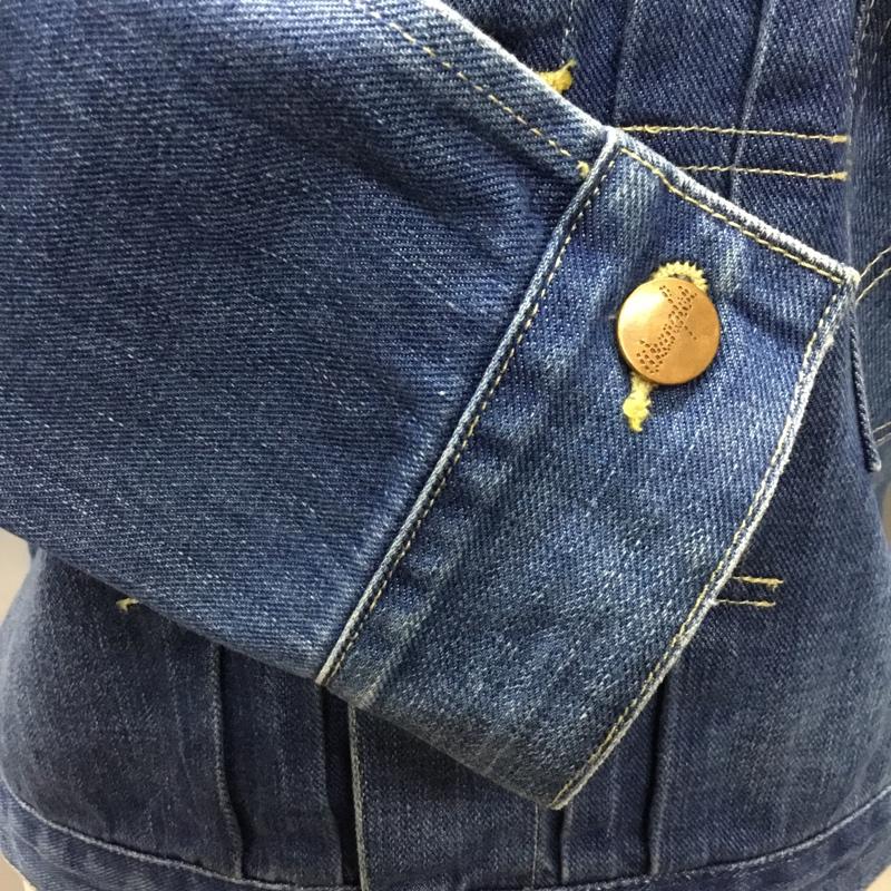 ラングラー Wrangler ジャケット、上着 ジャケット、ブレザー WS9107 Ron Herman デニムジャケット Gジャン XS 無地 青 / ブルー / レディース USED 古着 中古 10107477