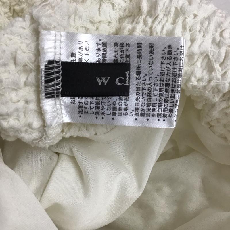 ダブルクローゼット w closet ワンピース ロングスカート FREE 無地 白 / ホワイト / レディース USED 古着 中古 10129153