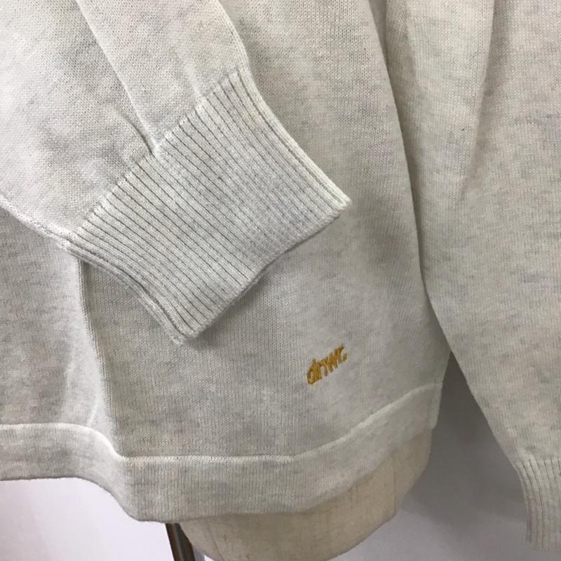 ザラ ZARA ニット、セーター 長袖 長袖ニットカットソー ニット セーター クルーネックニット XL 無地 白 / ホワイト / メンズ USED 古着 中古 10119291