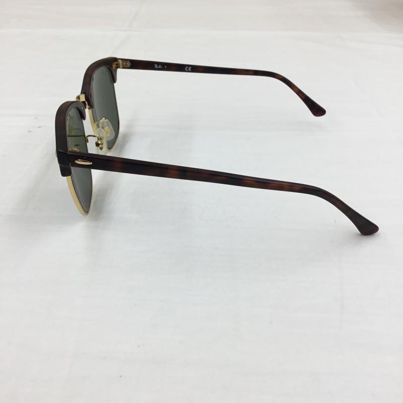 レイバン Ray-Ban めがね・サングラス サングラス RB3016F CLUBMASTER CLASSIC FREE 茶 / ブラウン / X 金 / ゴールド / メンズ USED 古着 中古 10138992