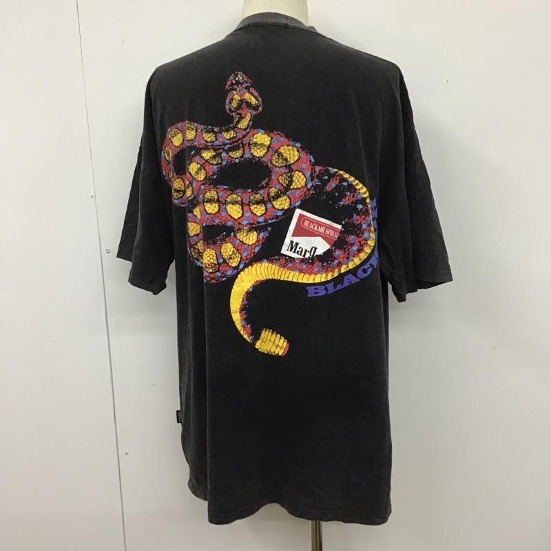 古着 USED Tシャツ 半袖 半袖カットソー プリントTシャツ クルーネックカットソー L ロゴ、文字 黒 / ブラック /  メンズ USED 古着 中古 10110211