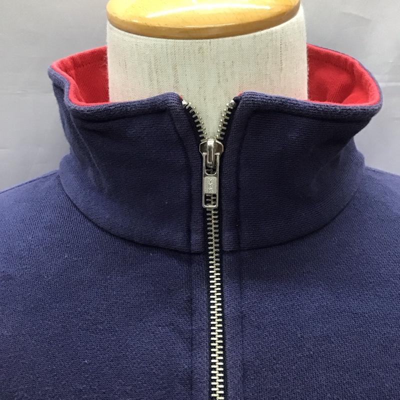 ポロバイラルフローレン Polo by RALPH LAUREN トレーナー 長袖 ハーフジップ M 無地 紺 / ネイビー / メンズ USED 古着 中古 10111840