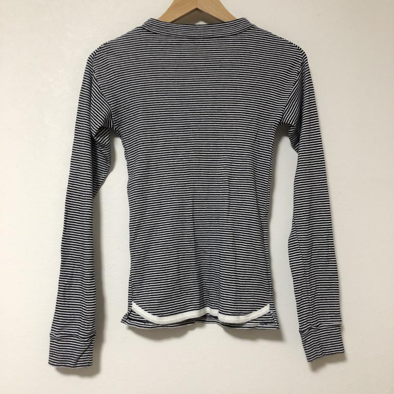 キーヴィット Kvivit カットソー 長袖 FREE ストライプ 黒 / ブラック / X 白 / ホワイト / レディース USED 古着 中古 10014297