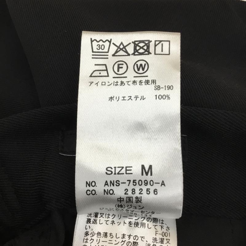 ジュンレッド JUNRed パンツ スラックス ニーベルテッドワイドフレアパンツ ANS-75090 M 無地 黒 / ブラック / メンズ USED 古着 中古 10140183