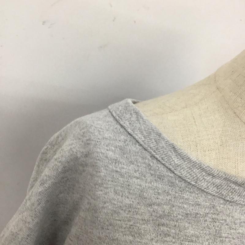チャンピオン Champion Tシャツ 半袖 CW-P317 オーバーサイズ L ワンポイント 灰 / グレー / X 紺 / ネイビー / レディース USED 古着 中古 10112257