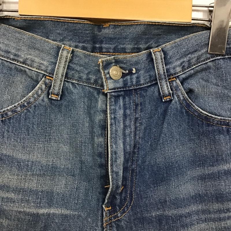 リーバイス Levi s パンツ デニム、ジーンズ デニムパンツ フレアパンツ カジュアルパンツ スリムパンツ 32インチ 無地 インディゴ / インディゴ /  メンズ USED 古着 中古 10123767