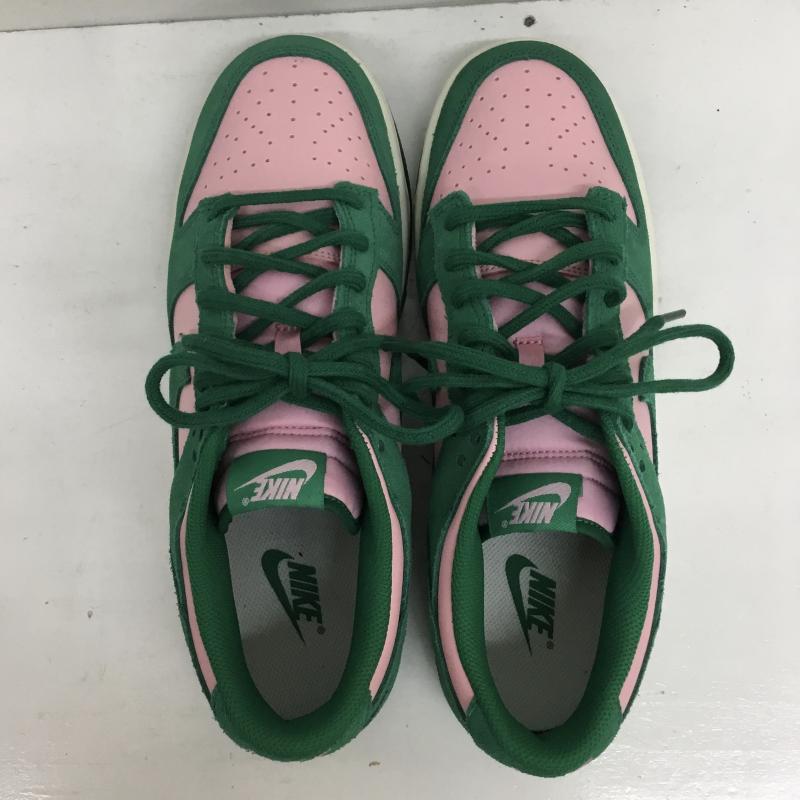 ナイキ NIKE スニーカー スニーカー NIKE DUNK LOW RETORO SE MED Soft Pink FZ0549-600 28.5cm ロゴ、文字 緑 / グリーン / X 桃 / ピンク / メンズ USED 古着 中古 10129905