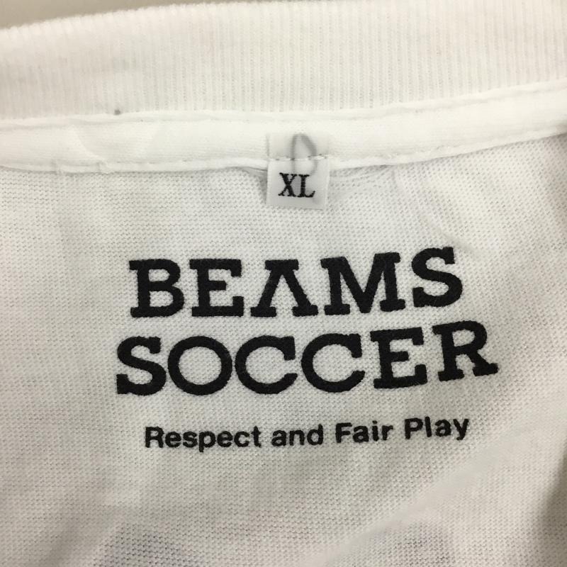 ビームス BEAMS Tシャツ 半袖 58-04-0145-267 BEAMSSOCCERJリーグ 30th Tシャツ 半袖カットソー プリントTシャツ XL プリント 白 / ホワイト / メンズ USED 古着 中古 10108284