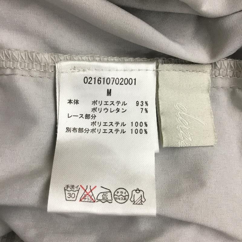 ダズリン dazzlin セットアップ セットアップ 021610401301 ノースリーブカットソー ショートパンツ 総レース M レース柄 灰 / グレー / レディース USED 古着 中古 10118573