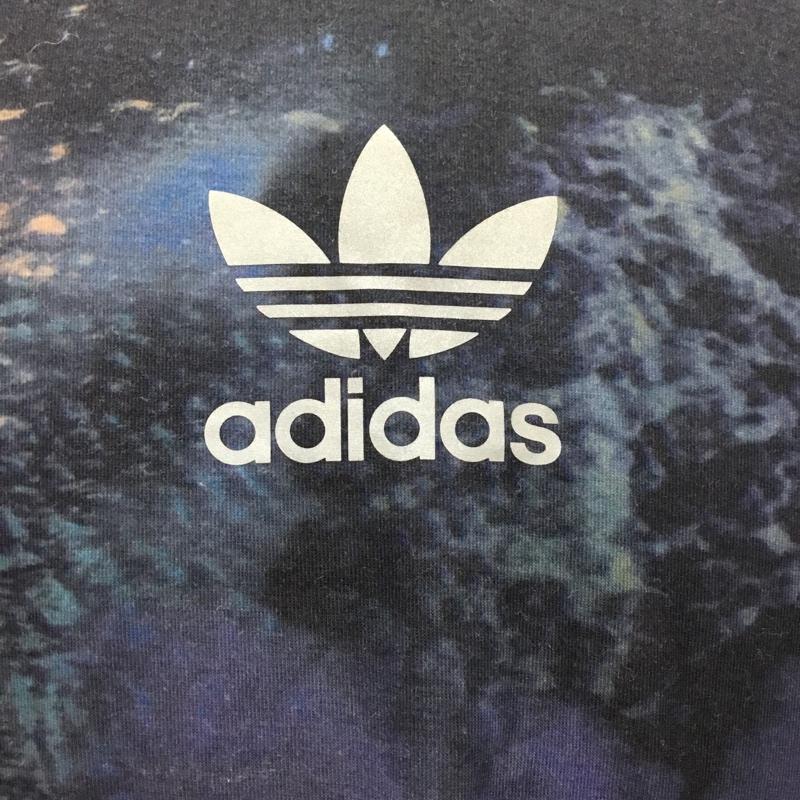 アディダスオリジナルス adidas originals Tシャツ 半袖 AJ7871 RainyLongRunningS/STee 半袖カットソー スポーツウェア クルーネックカットソー M ロゴ、文字 マルチカラー / マルチカラー / メンズ USED 古着 中古 10106584