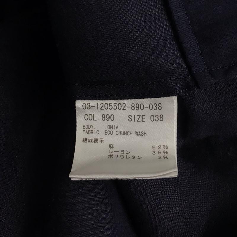セオリーリュクス theory luxe ワンピース ロングスカート 半袖ワンピース フレアスカート クルーネック 38 無地 紺 / ネイビー / レディース USED 古着 中古 10134135