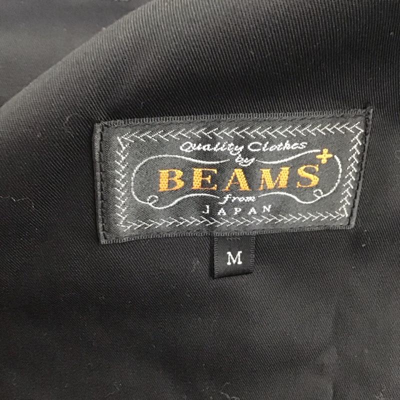 ビームス ジャパン BEAMS JAPAN パンツ スラックス スラックスパンツ ワイドパンツ センタータックパンツ M 無地 灰 / グレー / メンズ USED 古着 中古 10131475