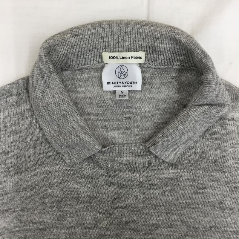 ビューティアンドユース BEAUTY&YOUTH カットソー 半袖 S 無地 灰 / グレー / レディース USED 古着 中古 10139633