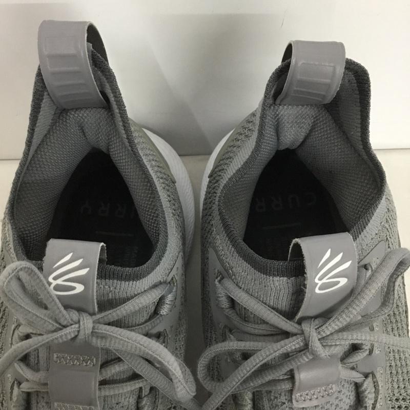 アンダーアーマー UNDER ARMOUR スニーカー スニーカー 3024031-100 Curry8 28cm 28.0cm ロゴ、文字 灰 / グレー / メンズ USED 古着 中古 10138540