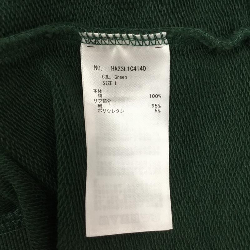 アメリカンホリック AMERICAN HOLIC トレーナー 長袖 HA23L1C4140 ロゴプリント裏毛スウェット1 L ロゴ、文字 緑 / グリーン / レディース USED 古着 中古 10107354