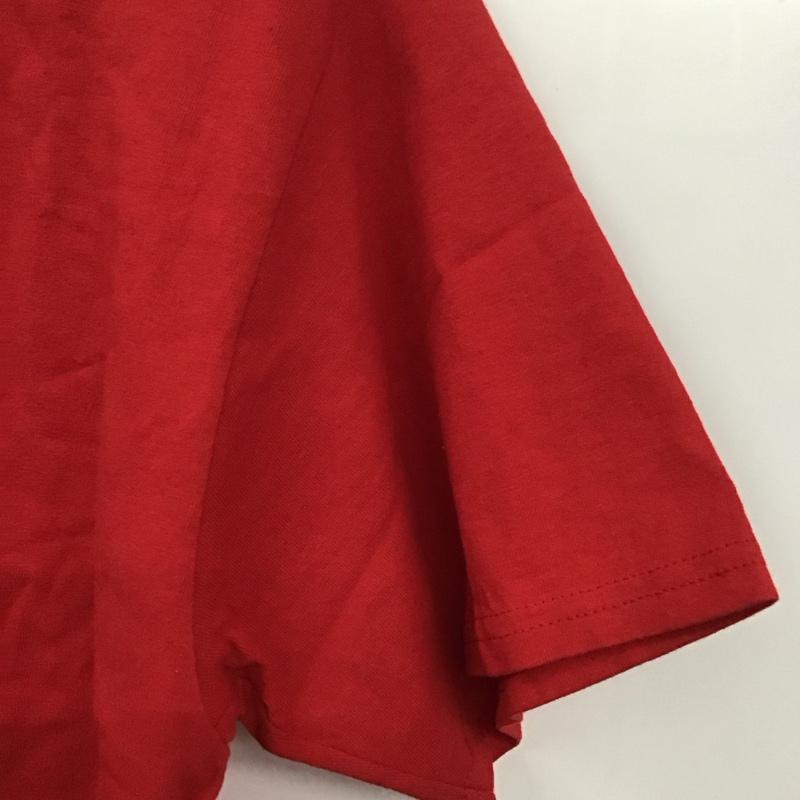 ホッキー HOCKEY Tシャツ 半袖 半袖カットソー プリントTシャツ クルーネックカットソー バンドTシャツ M プリント 赤 / レッド / メンズ USED 古着 中古 10130738