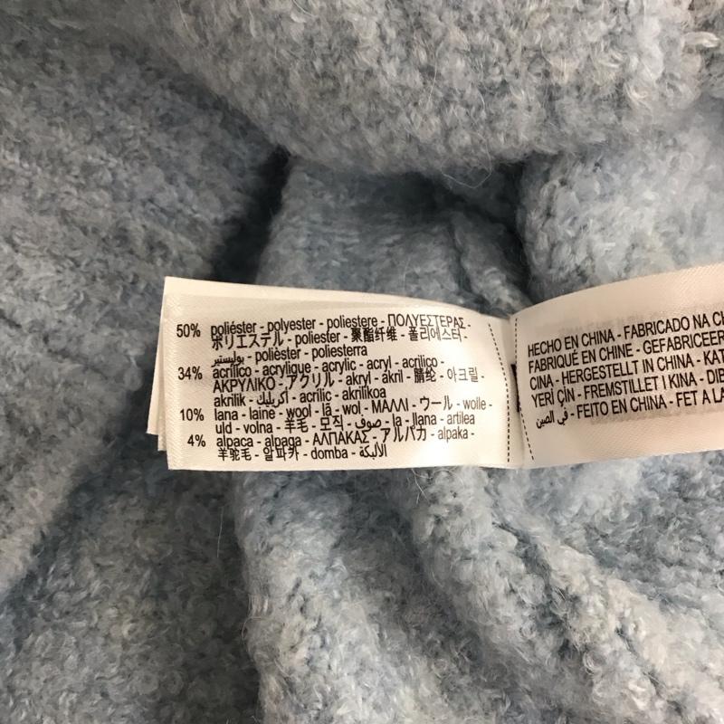 ザラ ZARA カーディガン 半袖 半袖ニットカーディガン 前開き S 刺繍 青 / ブルー / レディース USED 古着 中古 10118528