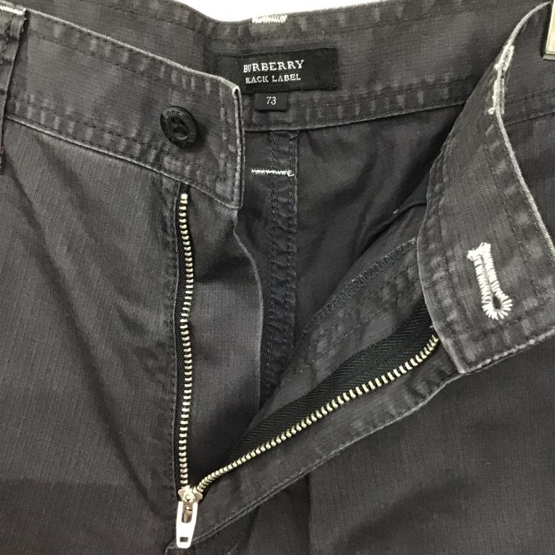バーバリーブラックレーベル BURBERRY BLACK LABEL パンツ ショートパンツ ショートパンツ ハーフパンツ カジュアルパンツ ロゴ、文字 黒 / ブラック /  メンズ USED 古着 中古 10124920