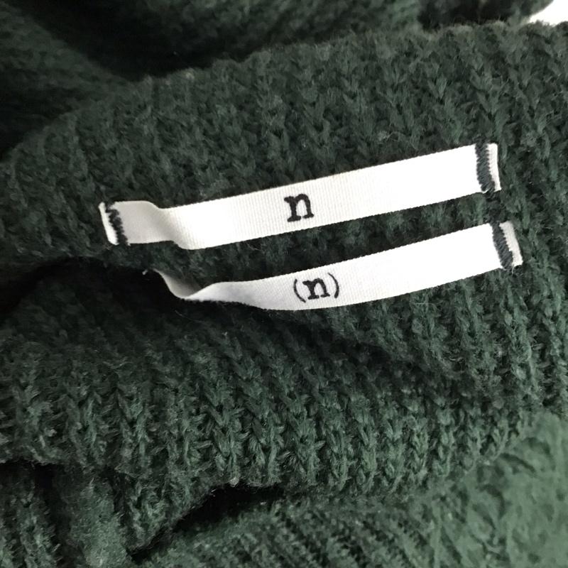 ナンバーナイン NUMBER (N)INE カーディガン 長袖 nnk-f901 カーディガン 長袖ニットカーディガン 前ボタン 2 無地 緑 / グリーン / メンズ USED 古着 中古 10137105