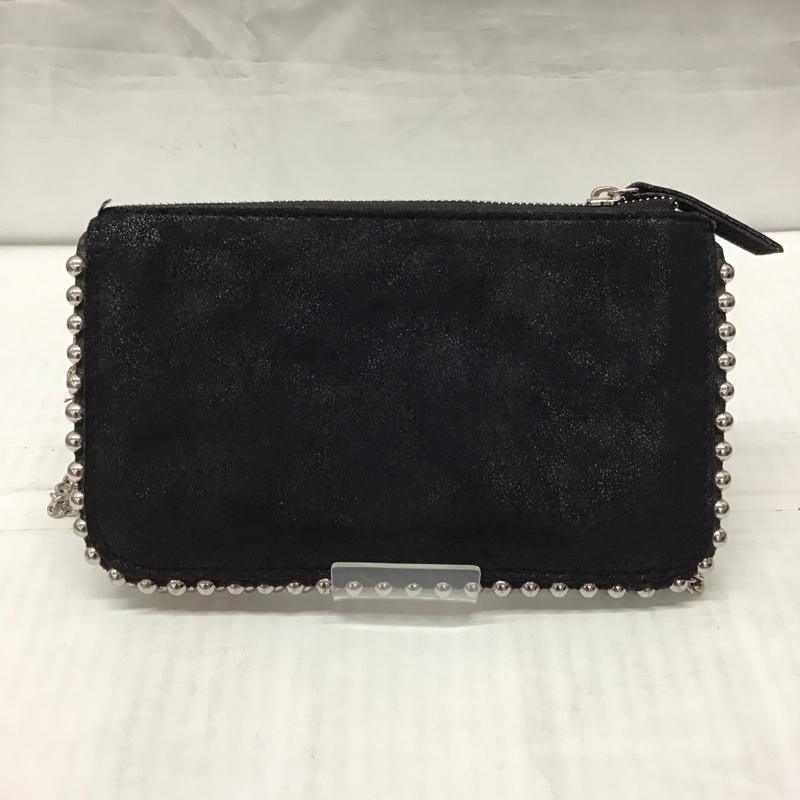 ザラ ZARA ショルダーバッグ ショルダーバッグ 8085 204 040 スタッズ チェーンベルト 無地 黒 / ブラック / X 銀 / シルバー / レディース USED 古着 中古 10115440