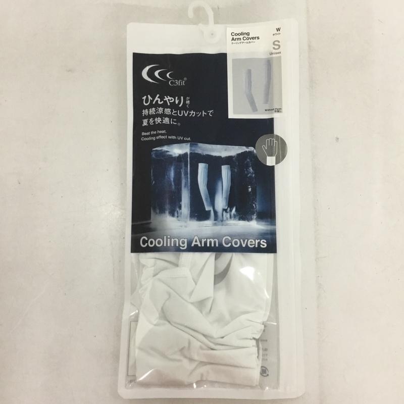 古着 USED ファッション小物 ファッション小物 C3fit 3F09161 クーリングアームカバー 甲無し UVカット ワンポイント 白 / ホワイト / メンズ USED 古着 中古 10132862