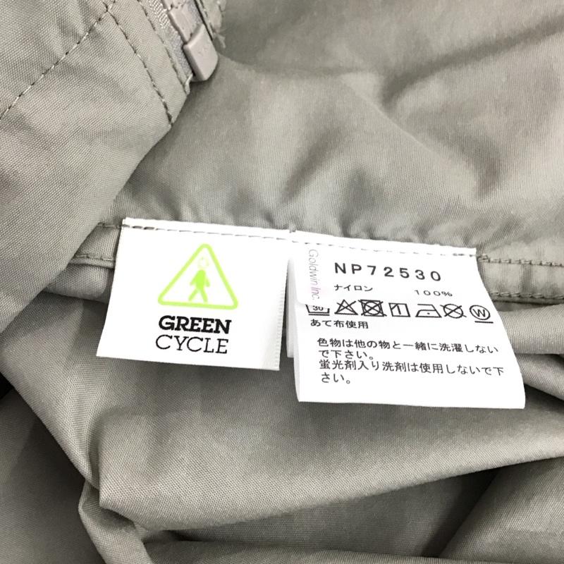 ザノースフェイス THE NORTH FACE ジャケット、上着 ジャンパー、ブルゾン np72530 コンパクトジャケット ジップアップジャケット パーカー M ロゴ、文字 灰 / グレー / メンズ USED 古着 中古 10150112