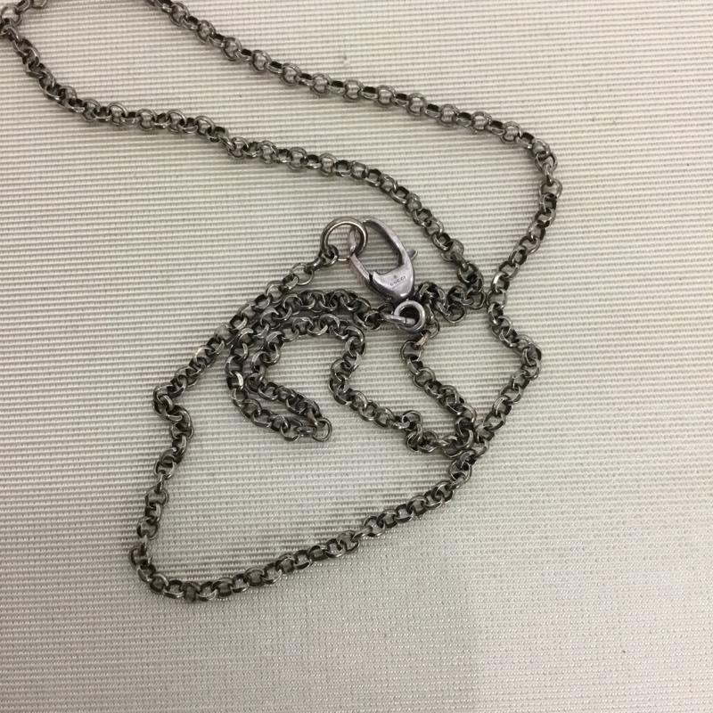グッチ GUCCI アクセサリー ネックレス、ペンダント ダブルG キーペンダント 無地 銀 / シルバー / メンズ USED 古着 中古 10150014