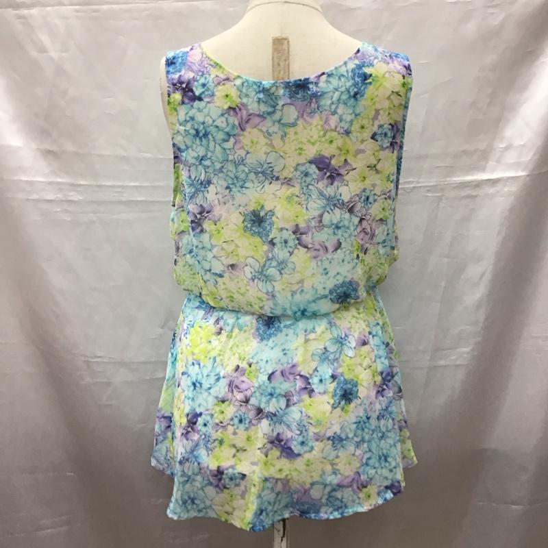 マーキュリーデュオ MERCURYDUO トップス トップス 001320403601 ノースリーブ シフォン チュニック カシュクール FREE 花柄 マルチカラー / マルチカラー / レディース USED 古着 中古 10115415