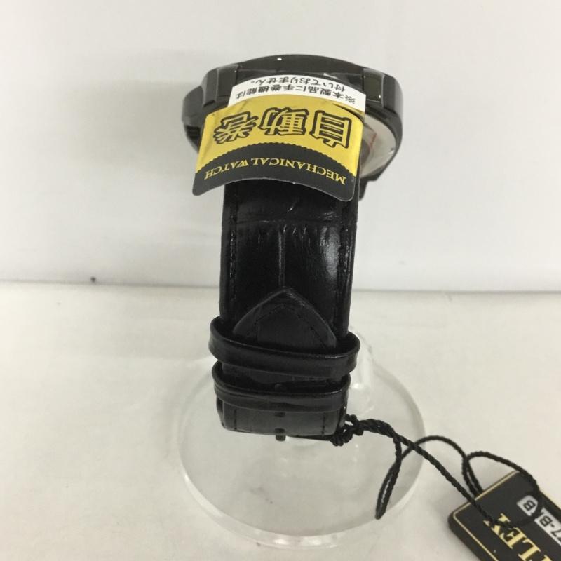 ベントレー BENTLEY 腕時計 アナログ(自動巻き) BT-AM077-BKB レザーバンド ロゴ、文字 黒 / ブラック / メンズ USED 古着 中古 10127251